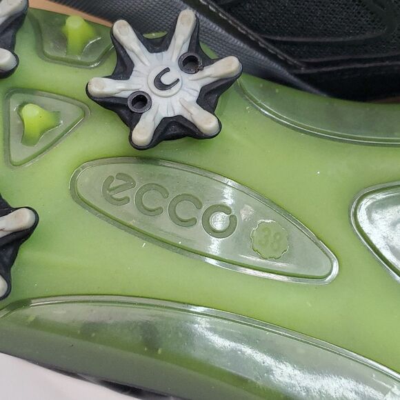 ECCO Women's Cage Evo Golf Shoe Black Size 38 Extra Width - Picture 9 of 10
